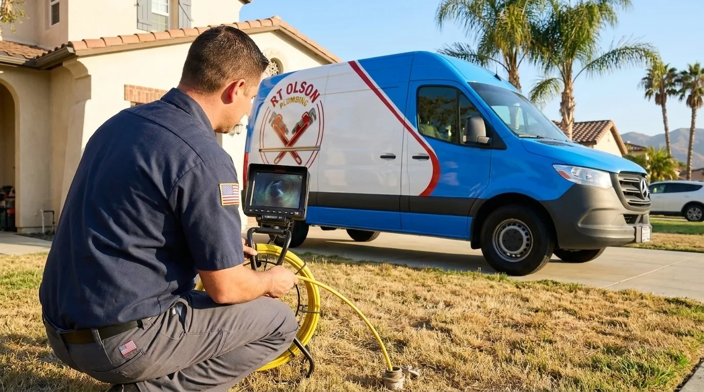 Camera Inspections of Drain and Sewer Line in Silverado