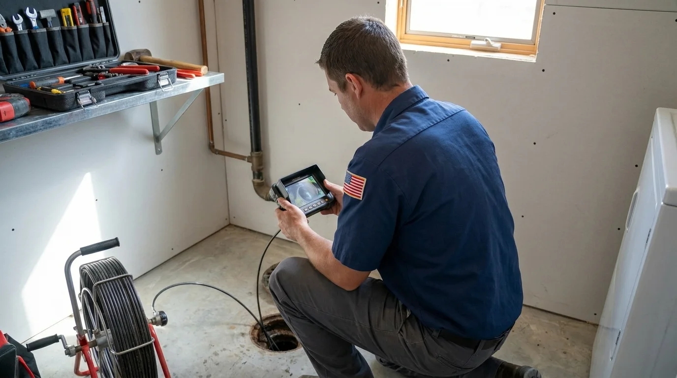 Sewer Camera Inspection in Temescal Valley