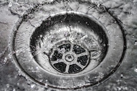 unclogged drain after plumbing repair