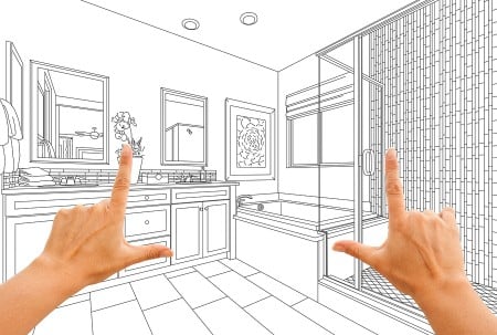 bathroom remodel plans