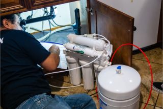 reverse osmosis installation