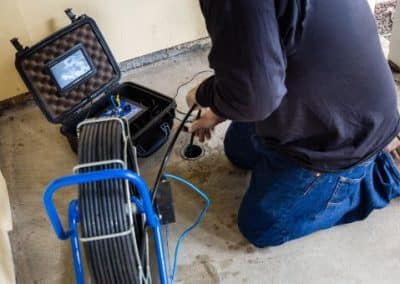 video camera drain inspection by RT Olson Plumber