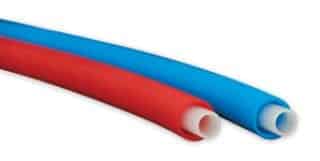 red and blue PEX pipe for whole house repipe