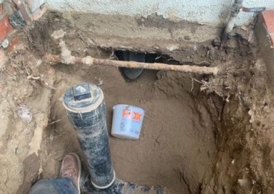 sewer line re-pipe