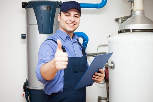 water heater flush and checkup