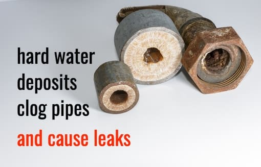 hard water damage to water heater