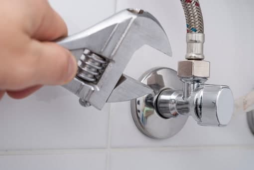 water supply line to toilet 
