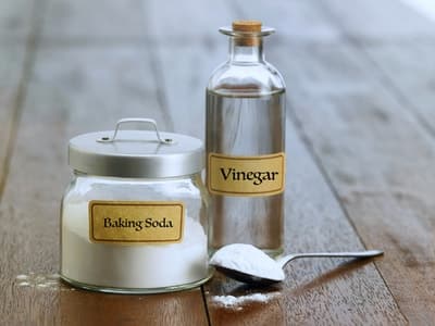 baking soda and vinegar to unclog a drain