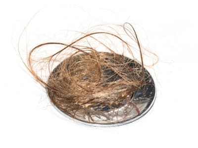 hair in drain
