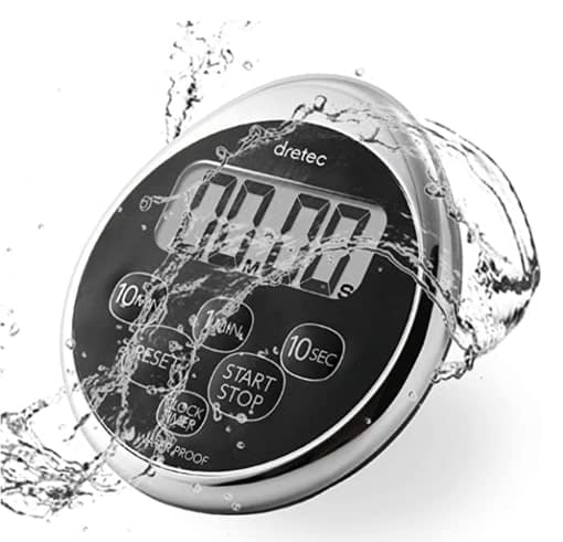 waterproof timer for shorter showers