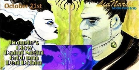 Couples’ Glow Paint Night