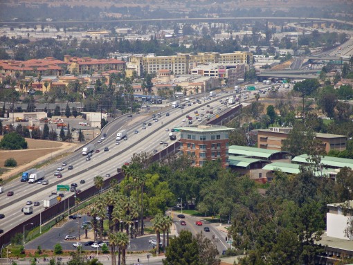 Riverside CA downtown view