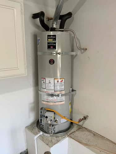 new water heater installed