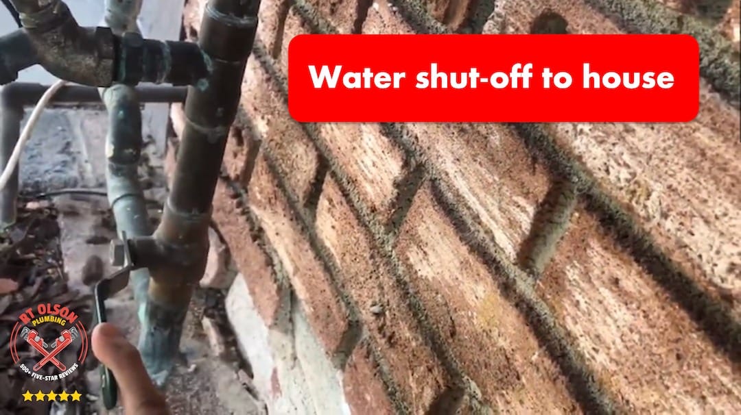 How to shut off water to your house - featured image - RT Olson Plumbing Corona CA